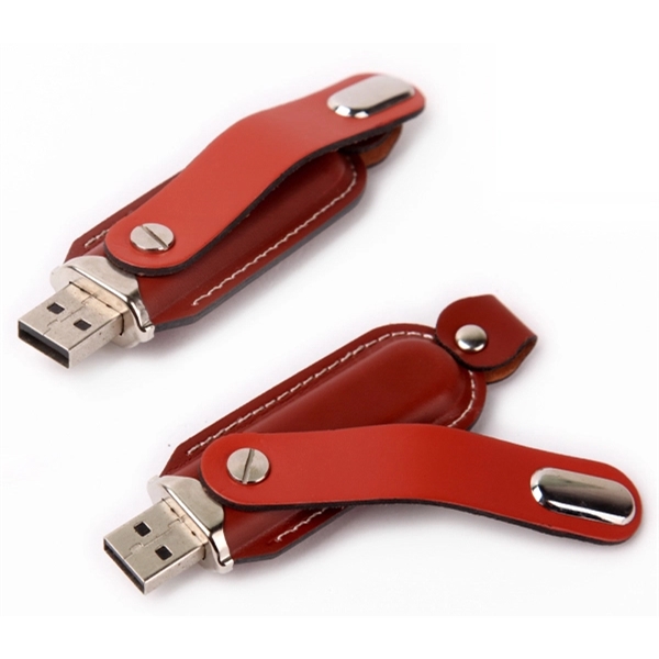 AP Leather USB Flash Drive - Image 4