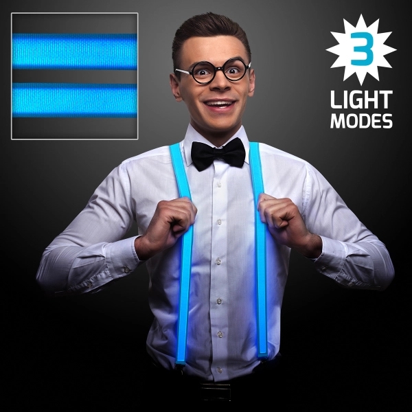 LED Light Up Suspenders - Image 2