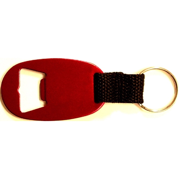 Jumbo size oval bottle opener key chain - Image 5