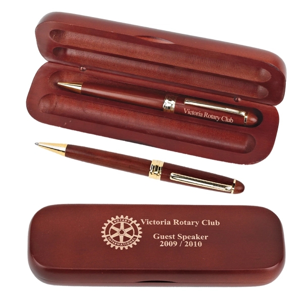 Rosewood Pen and Pencil Set - Image 1