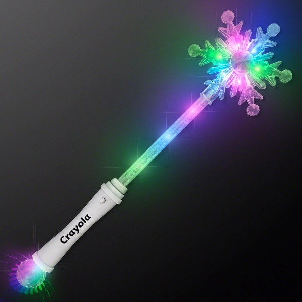 Frozen Snowflake LED Winter Party Wands - Image 1