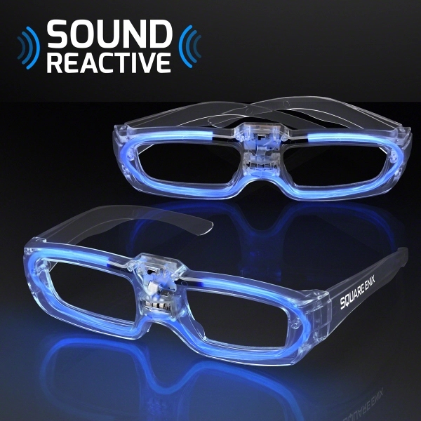 Sound Reactive LED Party Shades, 80s Style - Image 2