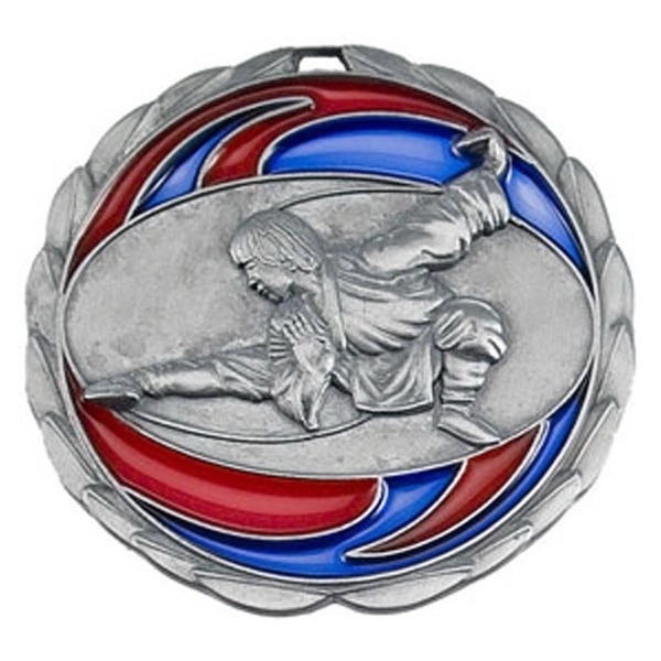 2 1/2" Martial Arts Color Epoxy Medallion - Image 3