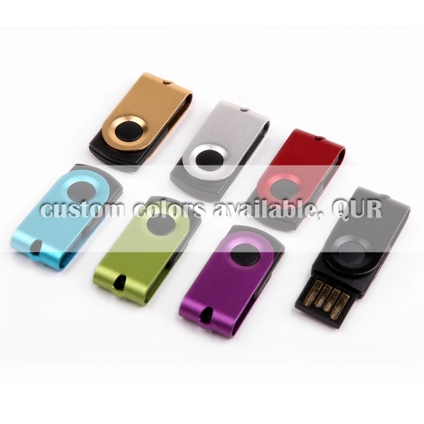 AP Mini Exposed Swivel USB Flash Drive - Image 2