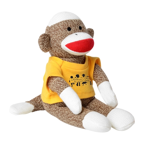 Chelsea™ Plush Sock Monkey - Image 1