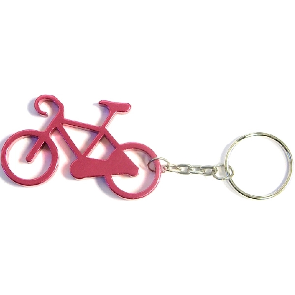 Bicycle shape bottle opener key chain - Image 3