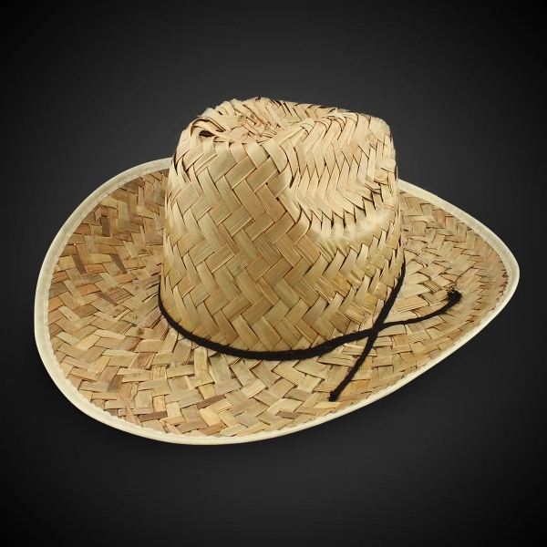 Western Cowboy Hat with Imprinted Hat Band - Image 2