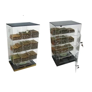 Large Acrylic Countertop Display Case for Cigars