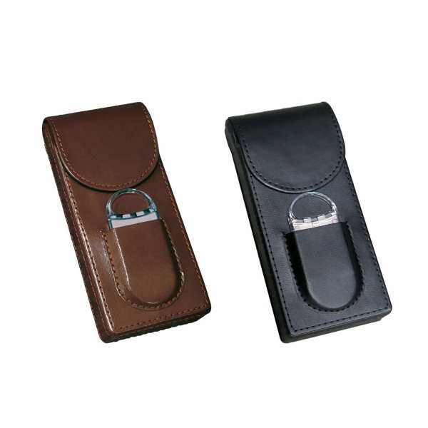 3 Cigar Magnetic Case With Cutter - Image 1