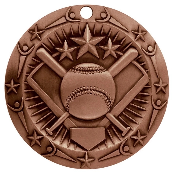 3'' World Class Softball Medallion - Image 2