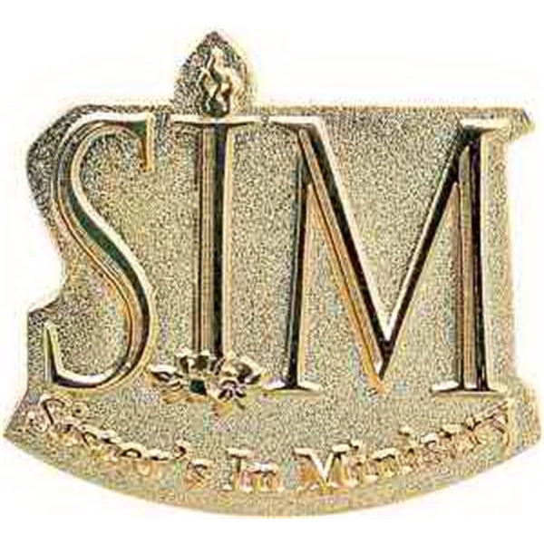 Custom Power Stamped™ Brass Lapel Pin - Image 2