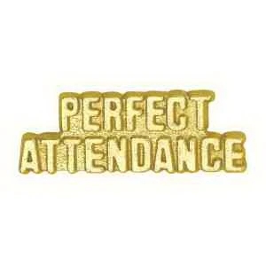 Perfect Attendance Chenille Lapel Pin