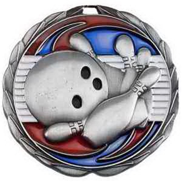 2 1/2" Bowling Color Epoxy Medallion - Image 2