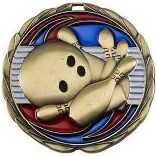 2 1/2" Bowling Color Epoxy Medallion - Image 3
