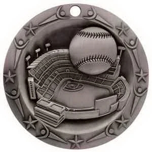 3'' World Class Baseball Medallion