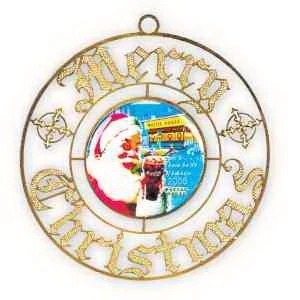 Express Vibraprint™ Merry Christmas Holiday Ornament