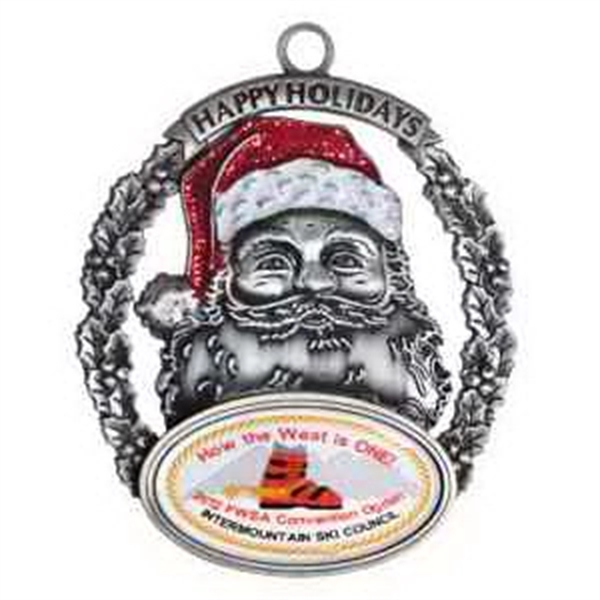 Express Vibraprint™ Santa Holiday Ornament