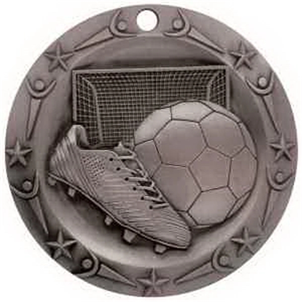 3'' World Class Soccer Medallion - Image 3
