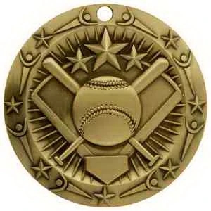 3'' World Class Softball Medallion