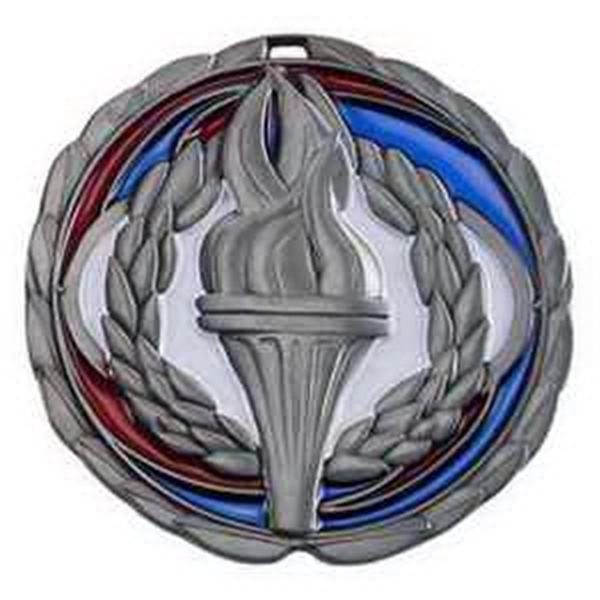 2 1/2" Victory Color Epoxy Medallion - Image 1