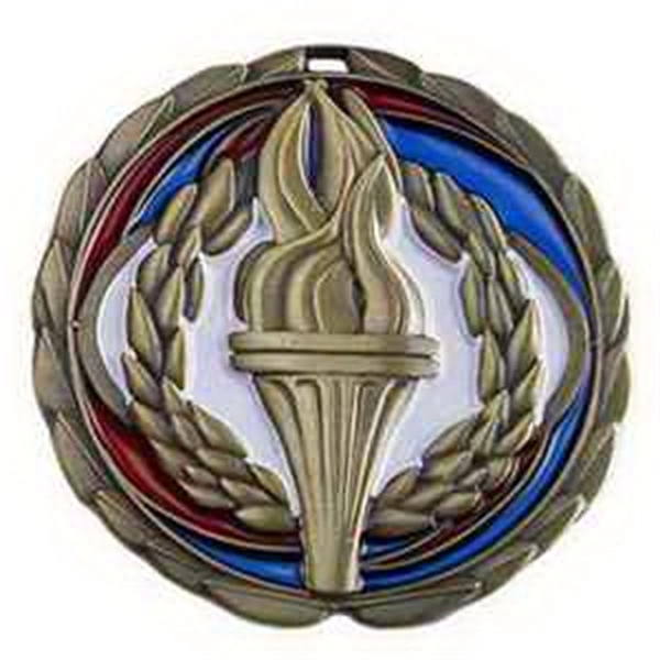 2 1/2" Victory Color Epoxy Medallion - Image 2