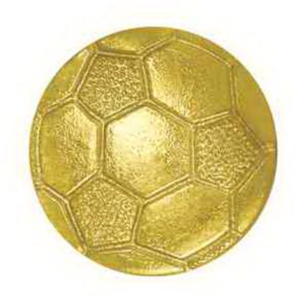 Soccerball Chenille Lapel Pin - Image 1