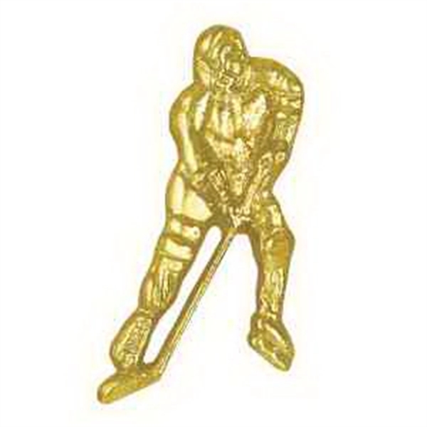 Ice Hockey Chenille Lapel Pin - Image 1