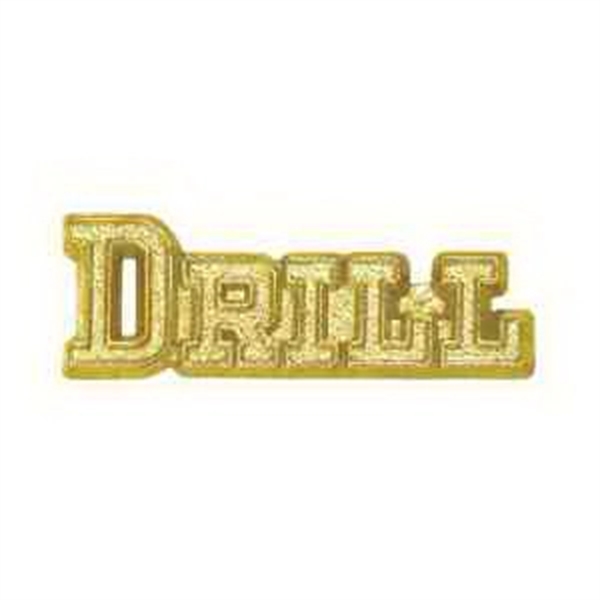 Drill Chenille Lapel Pin - Image 1