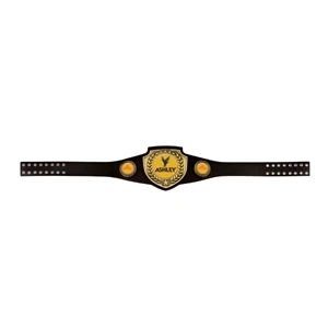 Vibraprint™ Antique Gold Championship Shield Award Belt