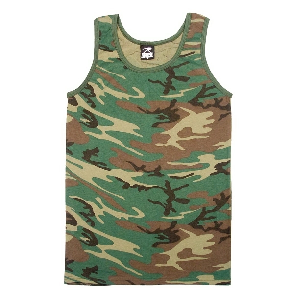Woodland Camouflage Tank Top