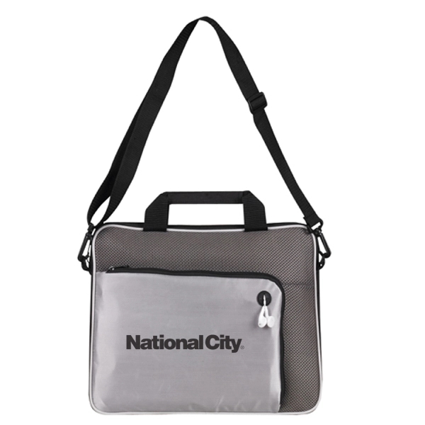 Poly Metallic Doby 13" Laptop Briefcase Bag - Image 2