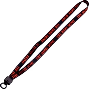 1/2" Dye-Sublimated Lanyard with Plastic Clamshell & O-Ring