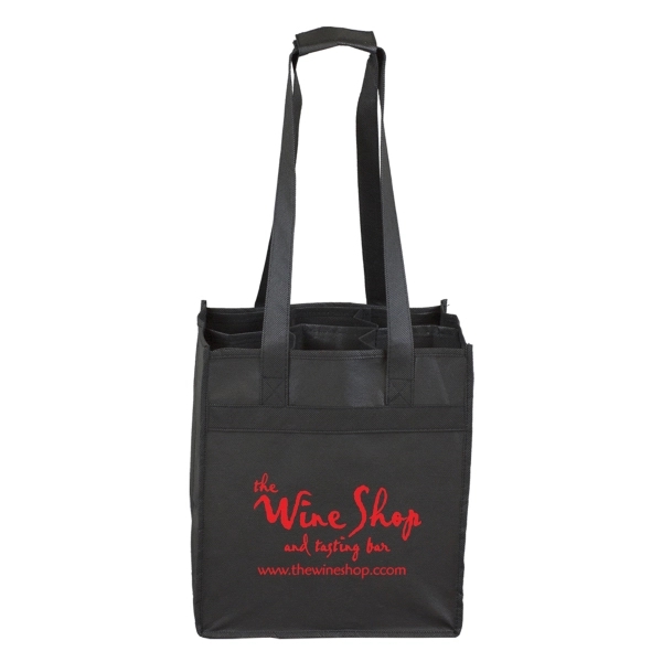 The Sonoma 6 Bottle Wine Tote Bag - Image 2
