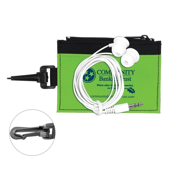 ZipTune ID Mobile Tech Earbud Kit in Travel ID Wallet - Image 4