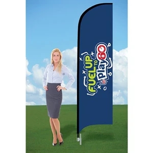 Customized Flag with Ground Stake-single