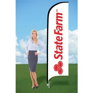 Advertising Flag with Ground Stake-single