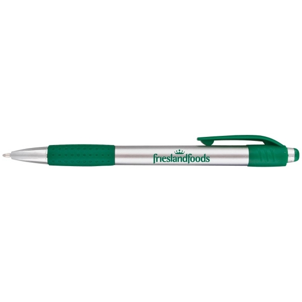 Silver Pen w/ Colored Gripper - Image 2