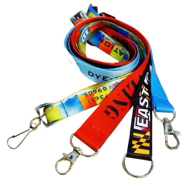 3/4" Polyester Lanyard with 5" W x 3" H Plastic ID Badge - Image 2