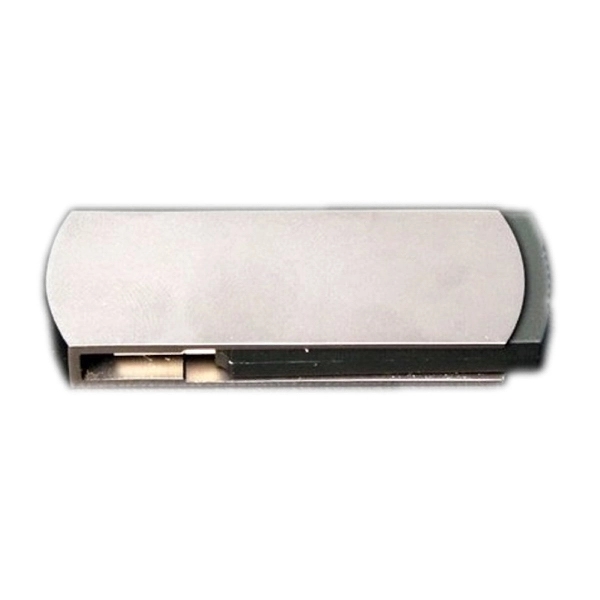 Teton - Aluminum and plastic swivel style USB flash drive. - Image 3