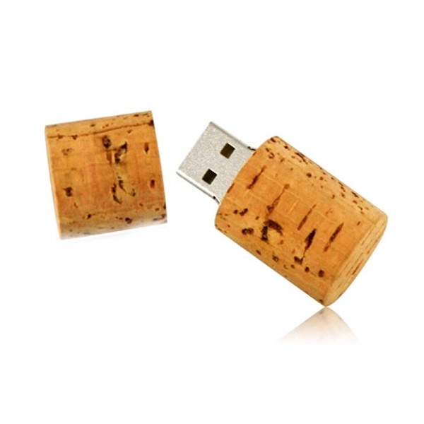 Cork USB - Natural cork stopper shaped USB flash drive. - Image 2