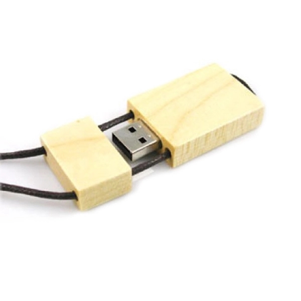 Wood Necklace USB Drive - Image 2