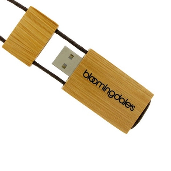 Wood Necklace USB Drive - Image 1