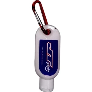 1.9 oz. Clear Sanitizer with Carabiner