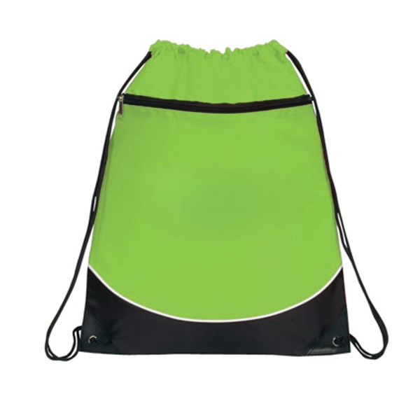 Pocket Drawstring Backpack - Image 4