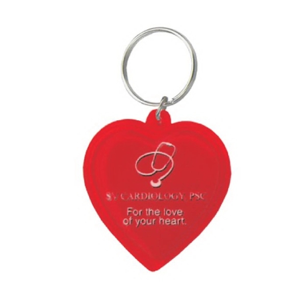 Infinity Color Heart Shape Key Tag - Image 2