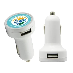 Velocity Car Charger - Full color imprint