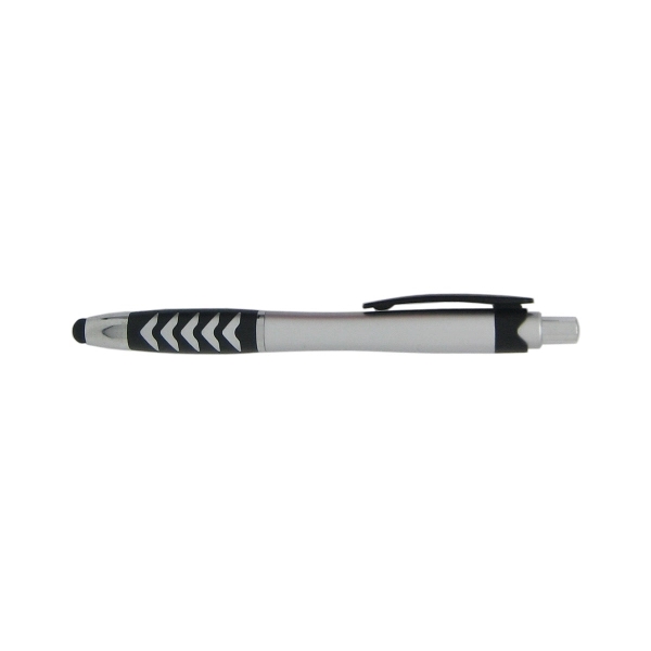 Click Action Plastic Ballpoint Stylus Pen - Image 4