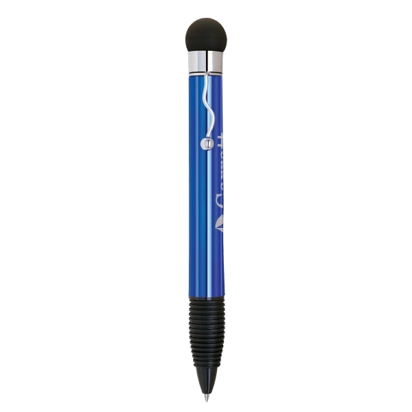 Plastic Click Action Ballpoint Stylus Pen - Image 2