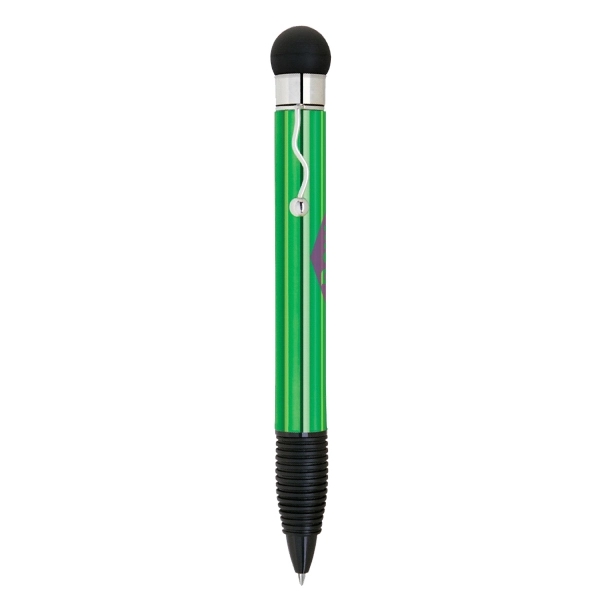 Plastic Click Action Ballpoint Stylus Pen - Image 5