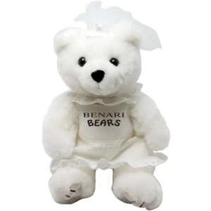 8" Bride Bear with one color imprint